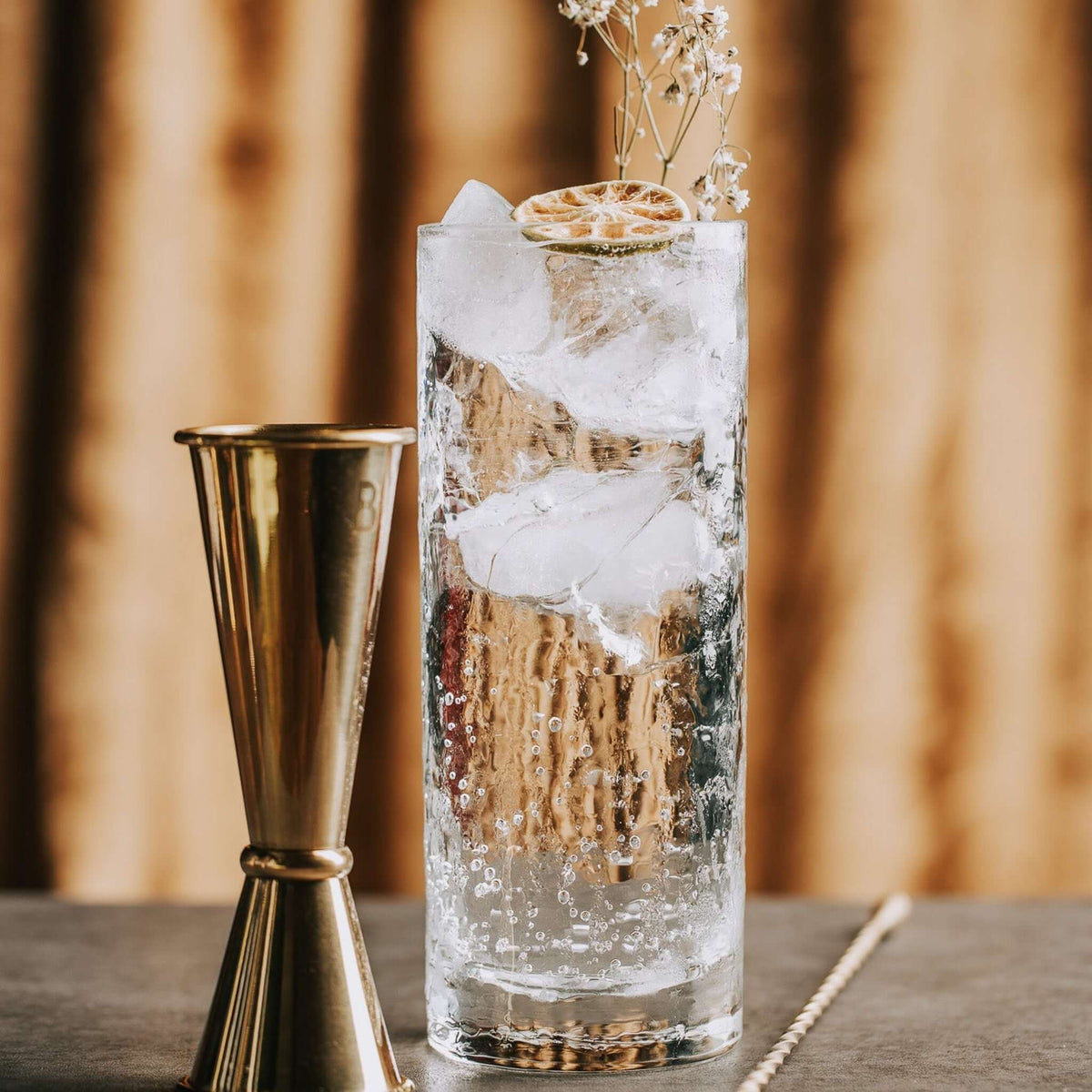 Handblown Highball Cocktail Glass - USA - Bull In China Originals