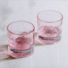 CHERRY BLOSSOM COLLECTION | The Rocks Glasses | Set of 2 | Made in USA