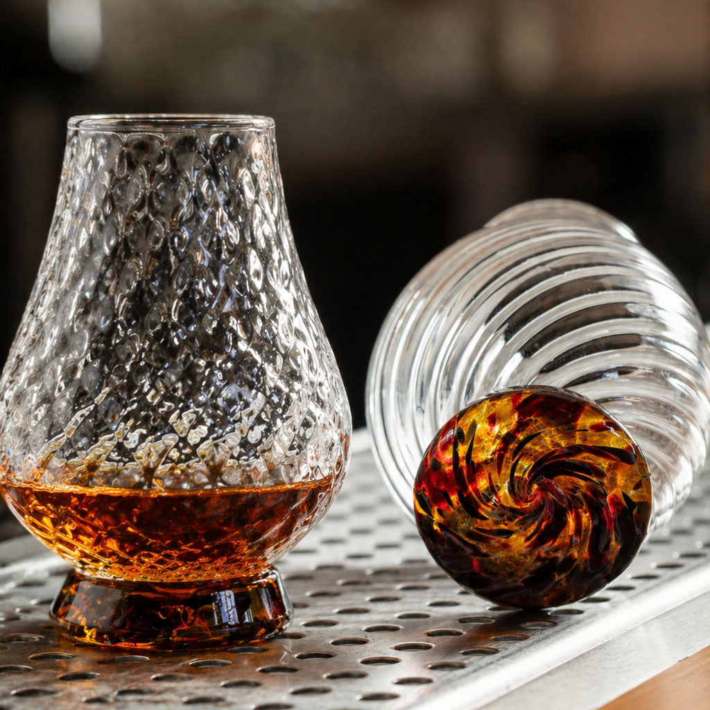 Artisan Neat Pour Glass HandBlown Lead-free Crystal Made in USA