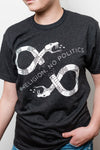No Religion, No Politics T-Shirt (Charcoal) - Bull In China