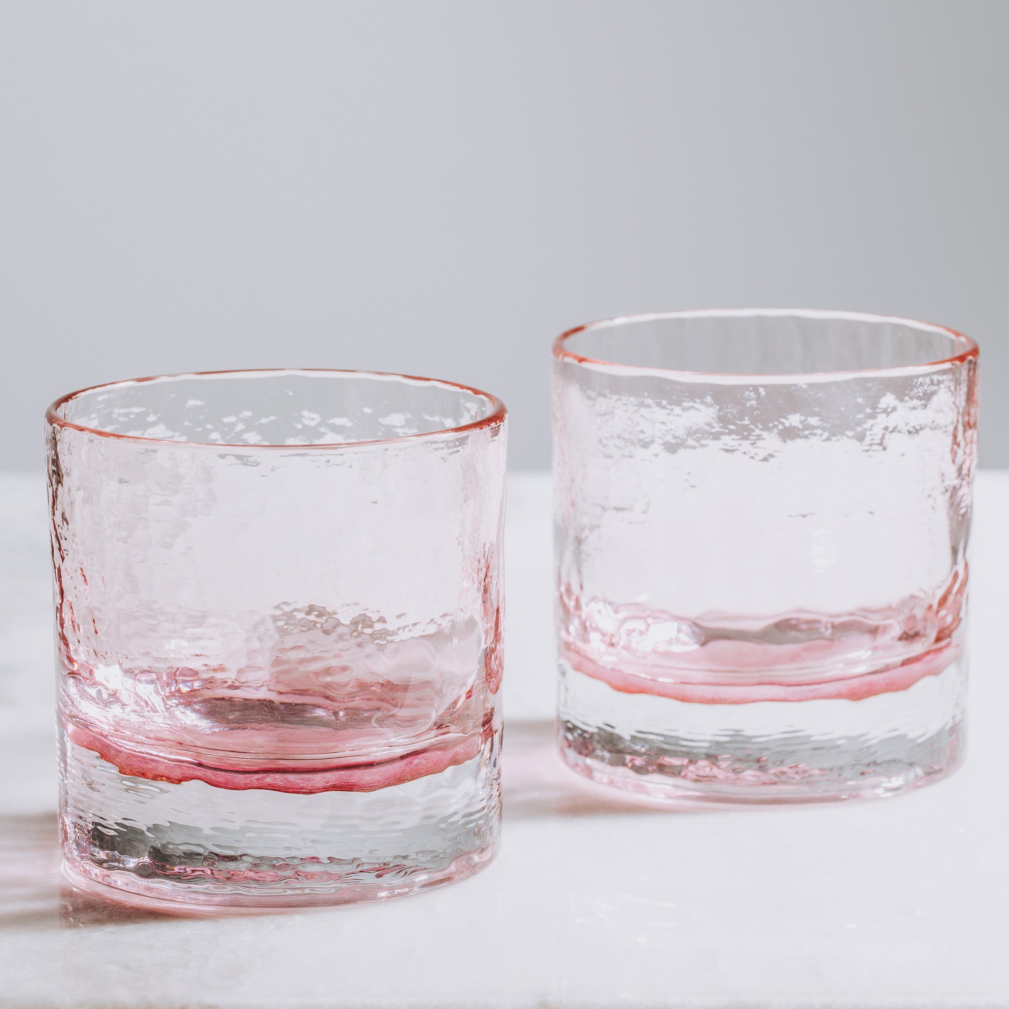 Handblown Rocks Cocktail Glasses Set Made in the USA– Bull In China