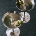 Hammered Stainless Steel Martinis | Set of 2