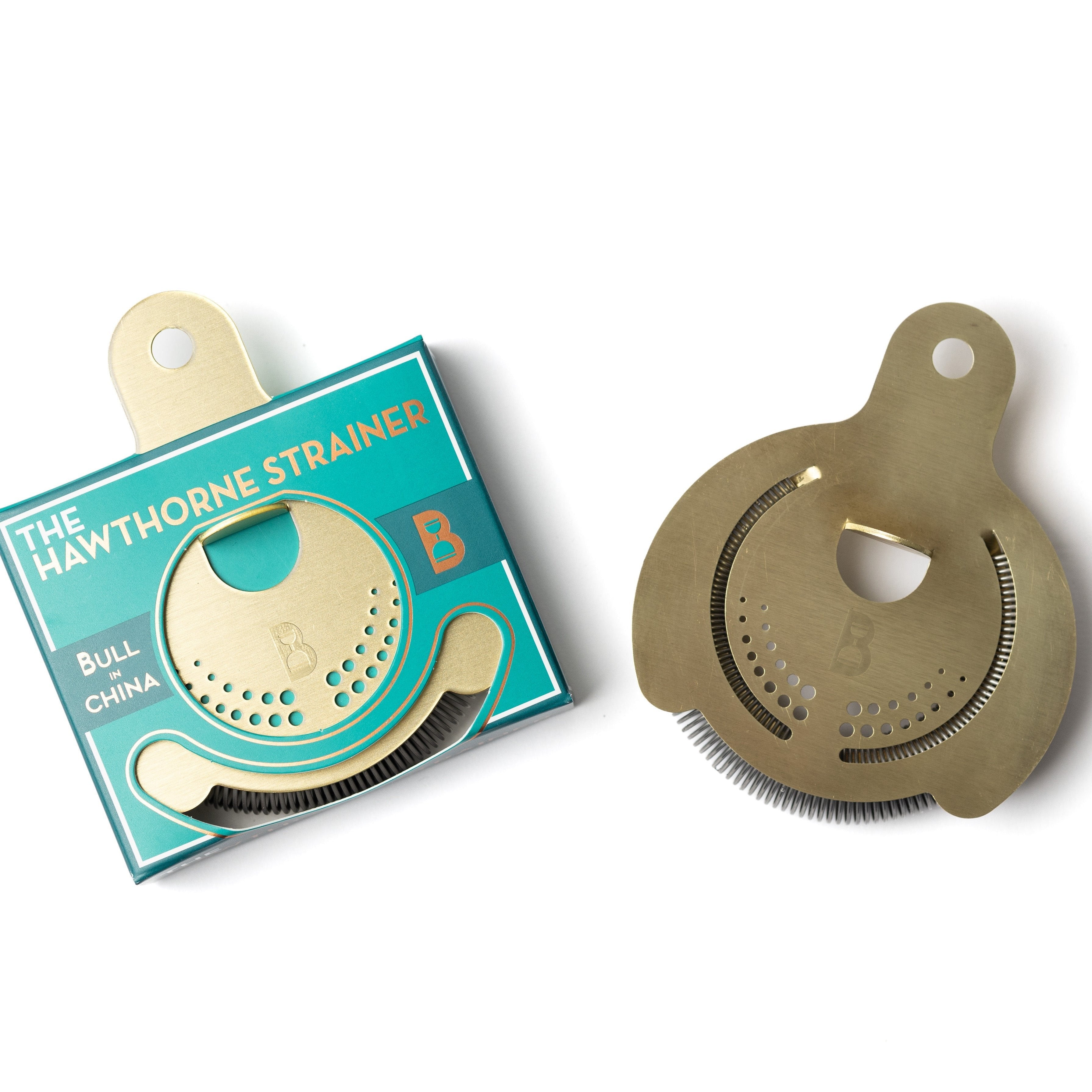 Premium Hawthorne Cocktail Strainer Made in the USA– Bull In