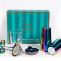 Vibrant Complete Cocktail Set from Bull in China with shaker, jigger, strainer, and glass for cocktail enthusiasts.