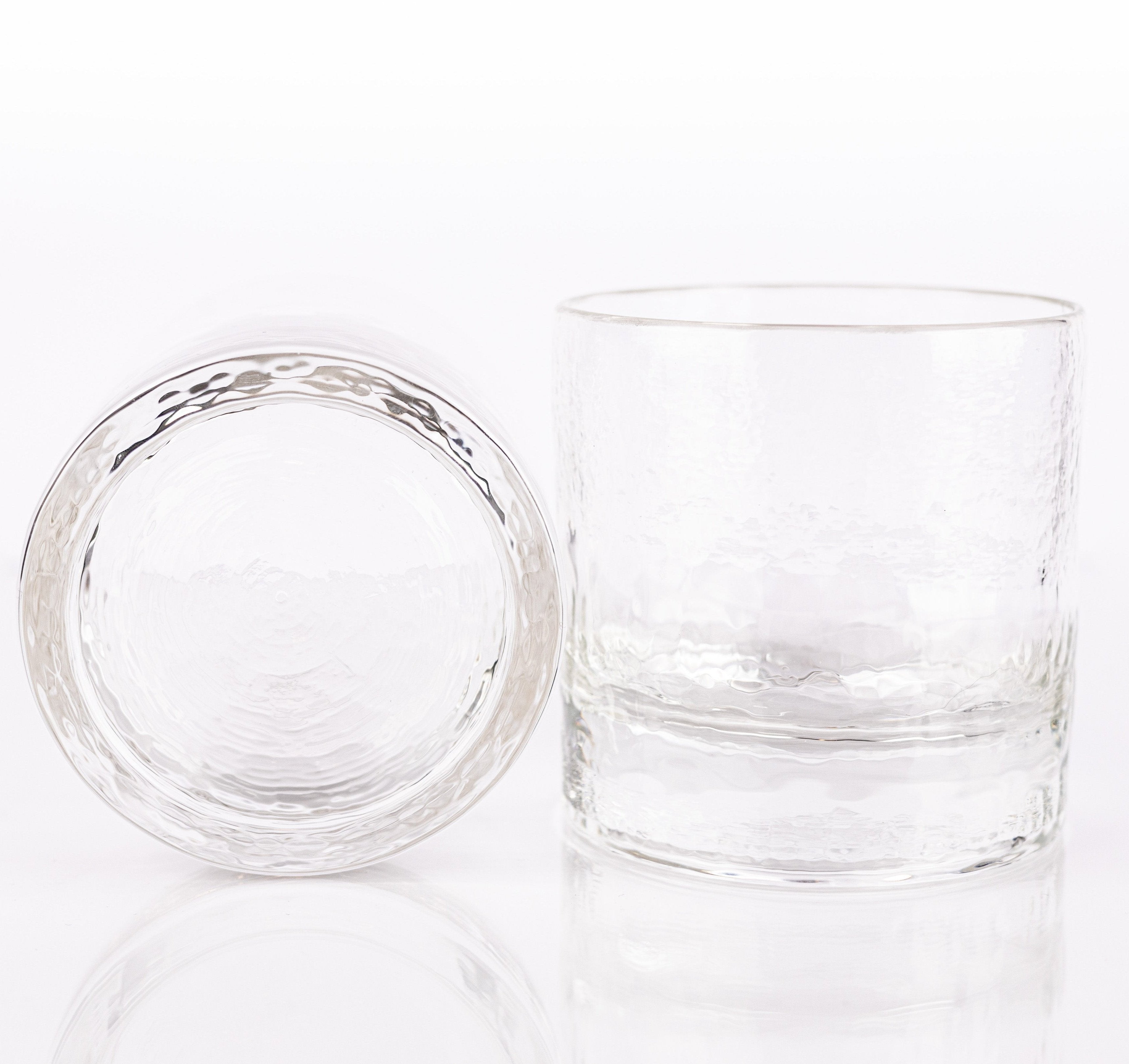 Handblown Rocks Cocktail Glasses Set Made in the USA– Bull In China