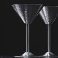 Hammered Stainless Steel Martinis | Set of 2