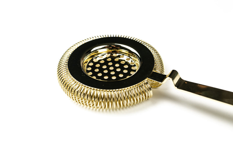Antique Style Hawthorne Strainer in Gold