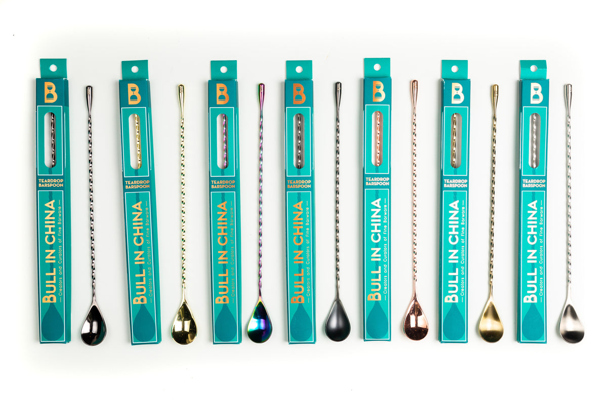 Teardrop Barspoon - 12"/30cm (Standard length) - Bull In China