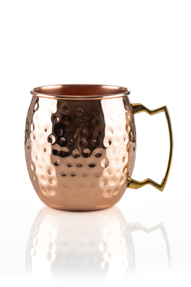 Copper Moscow Mule Mug - Hammered
